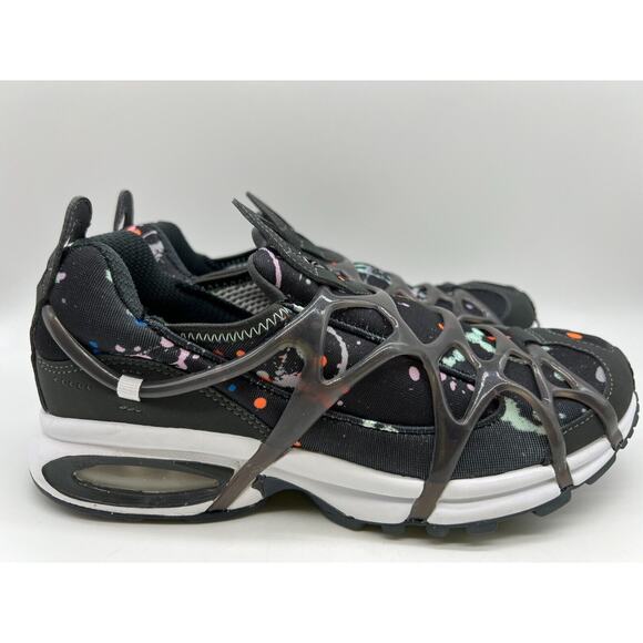 Nike Air Kukini Paint Splatter DV1894-001 Black Running Sneakers Men's Size 9 - Picture 1 of 12